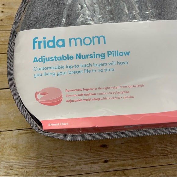 Frida Mom Other Nwt Frida Mom Adjustable Nursing Pillow In Grey